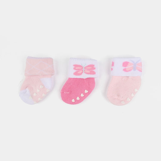 Baby Socks – Pack of 3 (0–6+ Months)