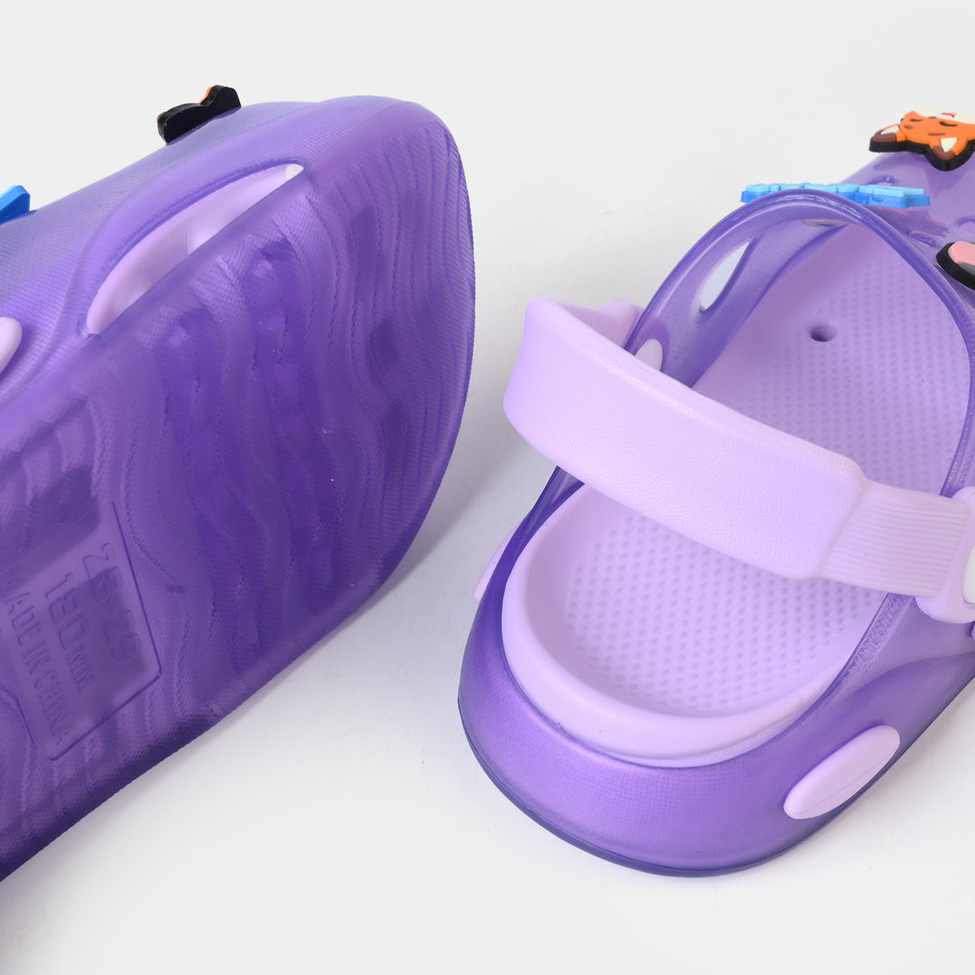 Girls Clogs A098-63-Purple