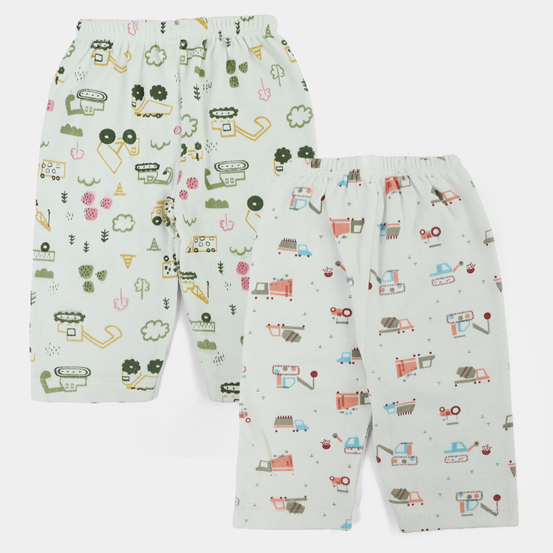 Cotton Trouser 2Pcs 3-6M