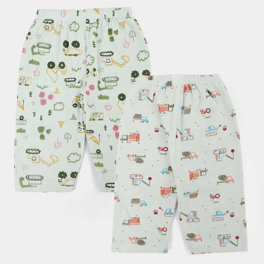 Cotton Trouser 2Pcs 3-6M