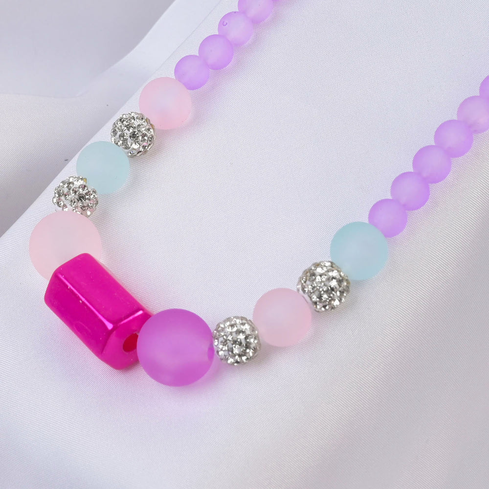 ELEGANT BEADED NECKLACE & BRACELET FOR GIRLS