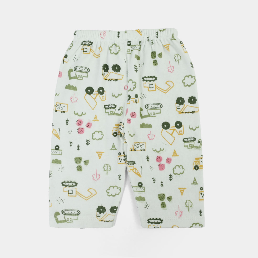 Cotton Trouser 2Pcs 3-6M