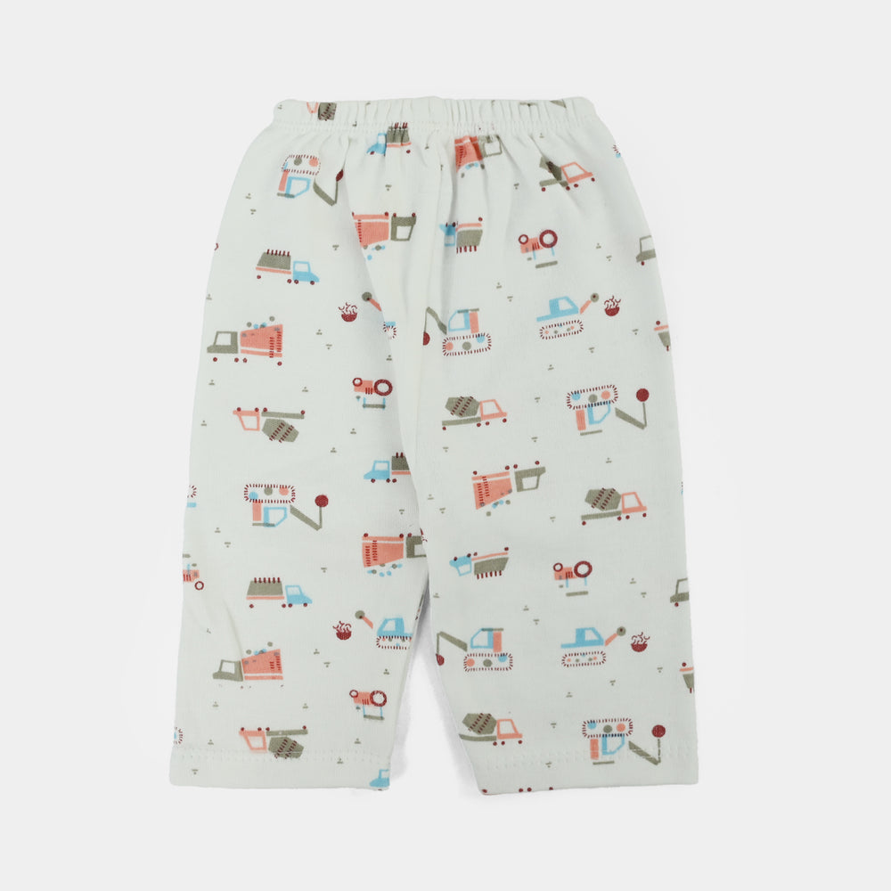 Cotton Trouser 2Pcs 3-6M