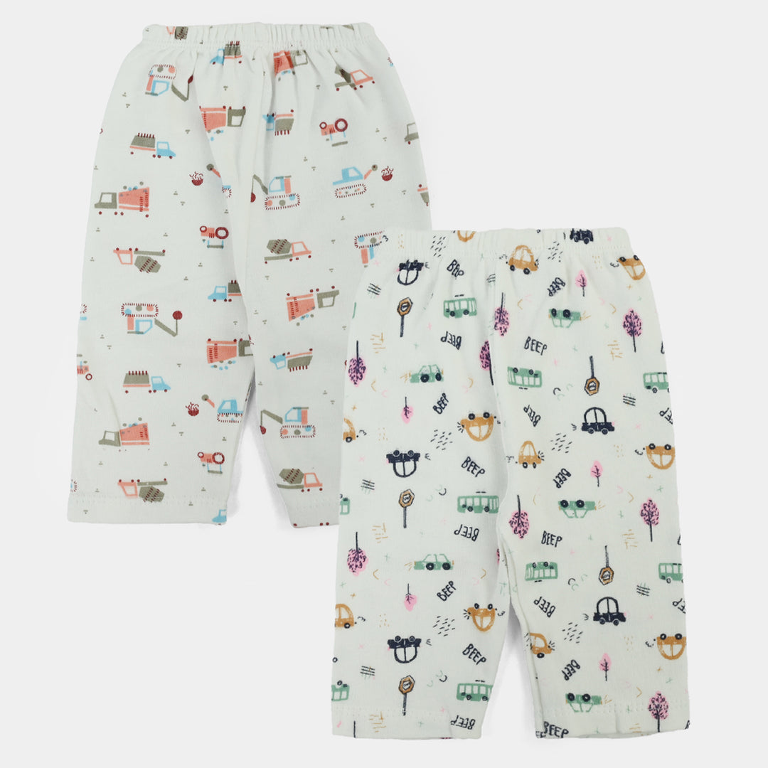 Cotton Trouser 2Pcs 3-6M