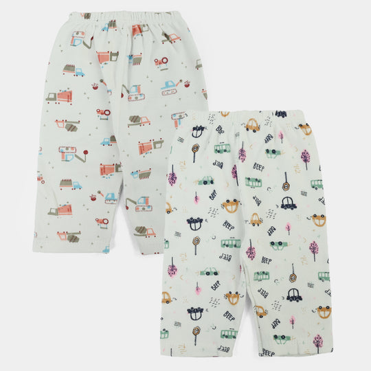Cotton Trouser 2Pcs 3-6M