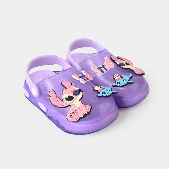 Girls Clogs A098-80-Purple