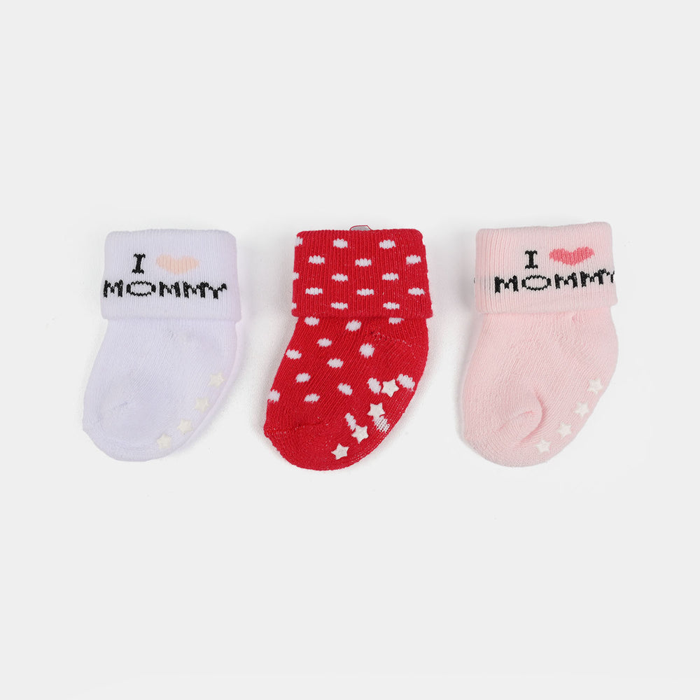 Baby Socks – Pack of 3 (0–6+ Months)