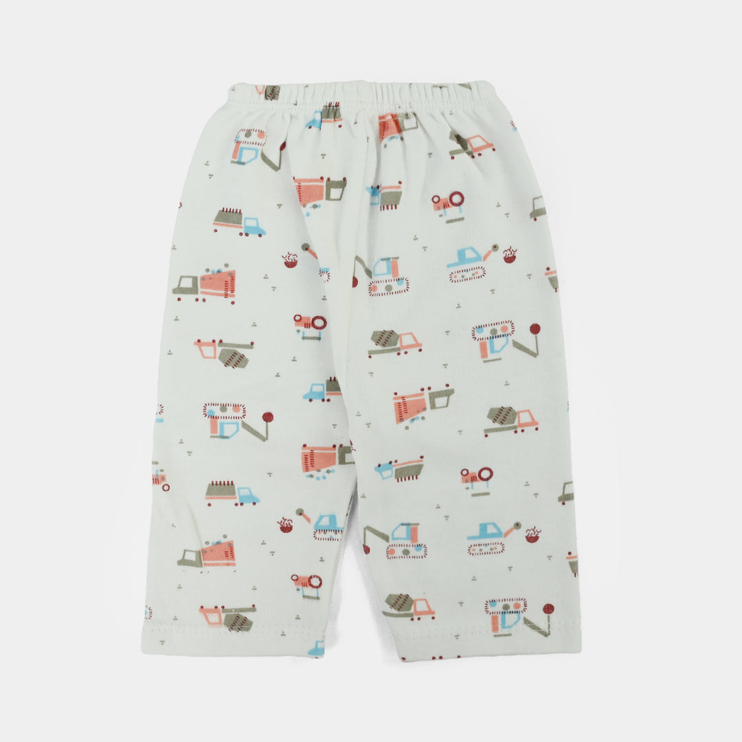 Cotton Trouser 2Pcs 3-6M