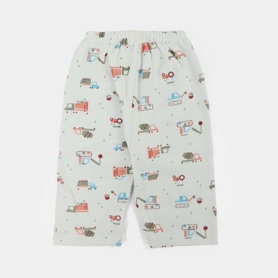 Cotton Trouser 2Pcs 3-6M