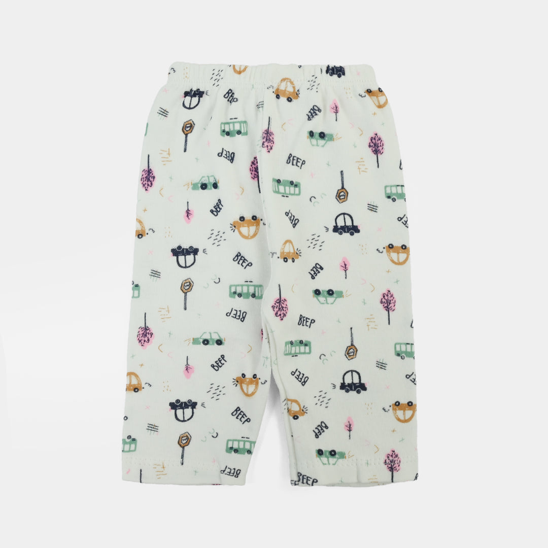 Cotton Trouser 2Pcs 3-6M