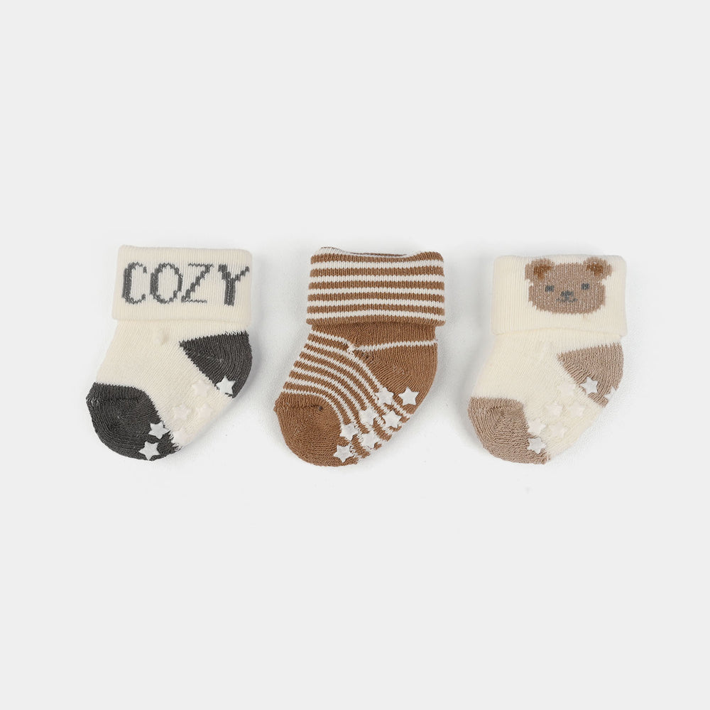 Baby Socks – Pack of 3 (0–6+ Months)