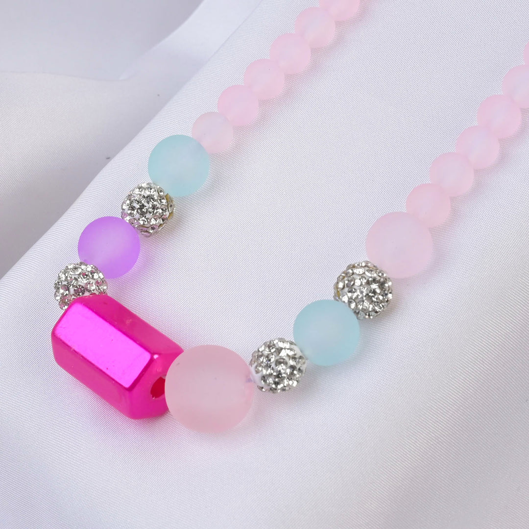 ELEGANT BEADED NECKLACE & BRACELET FOR GIRLS