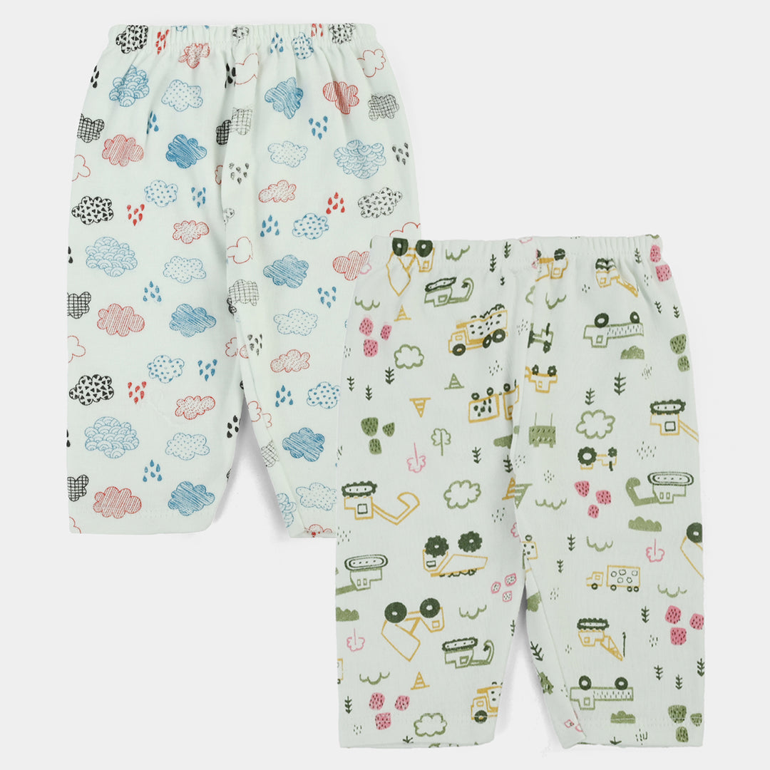 Cotton Trouser 2Pcs 3-6M