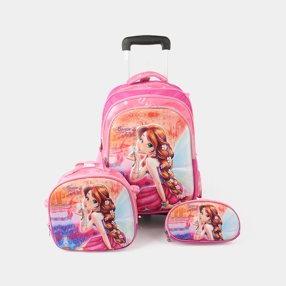 Character Trolley Bag 3pc Set