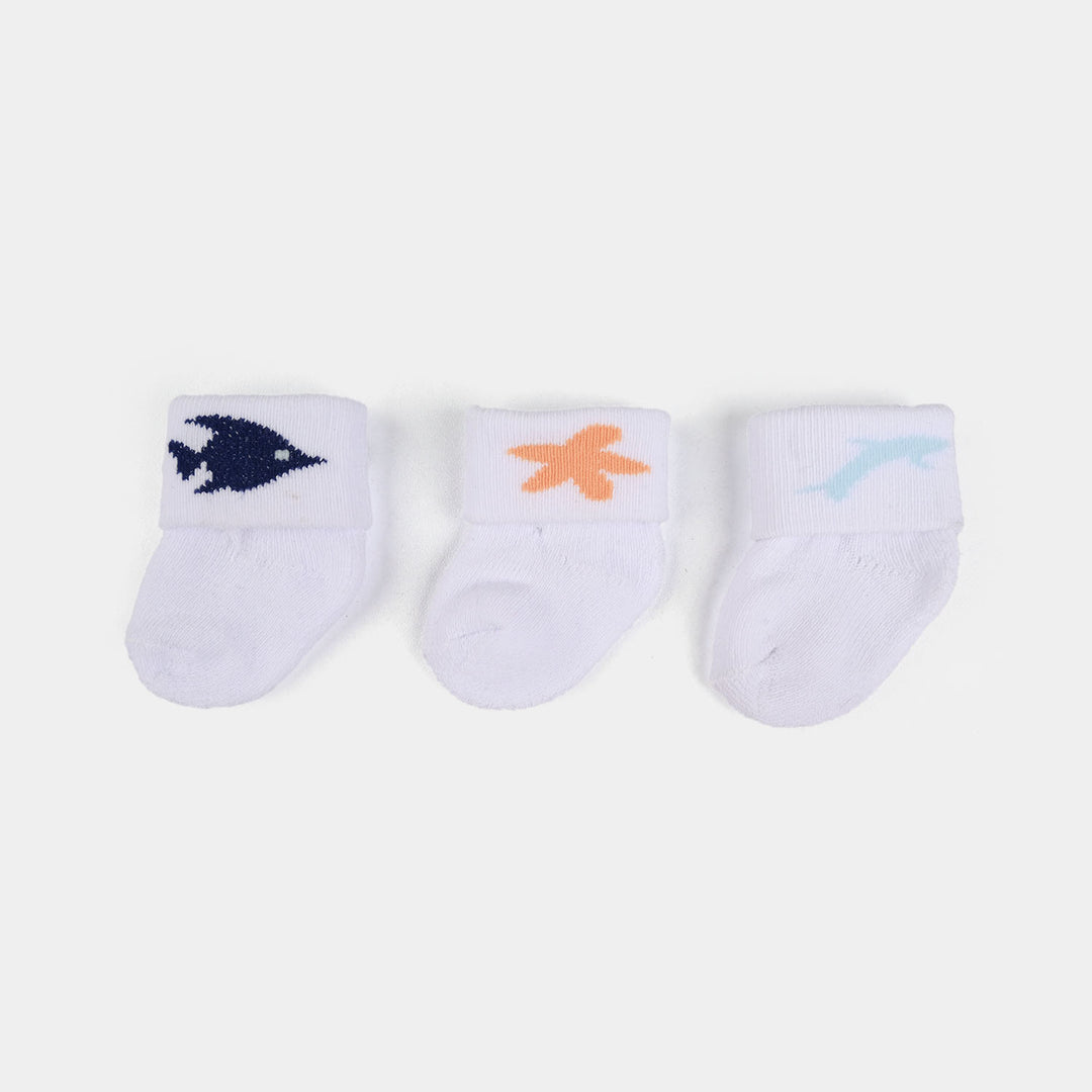 Baby Socks – Pack of 3 (0–6+ Months)