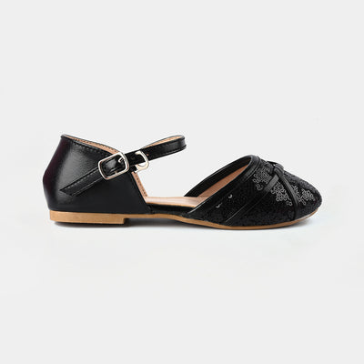 Girls Pumps 456-81-BLACK