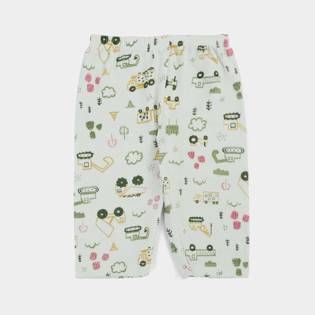 Cotton Trouser 2Pcs 3-6M