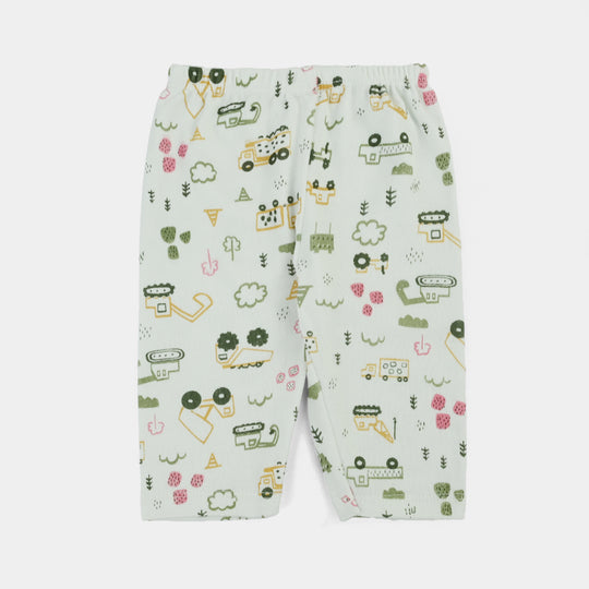 Cotton Trouser 2Pcs 3-6M