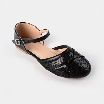 Girls Pumps 456-81-BLACK