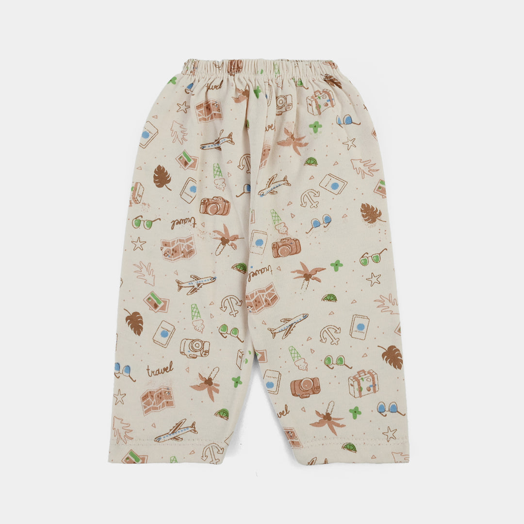 Cotton Trouser 2Pcs 3-6M