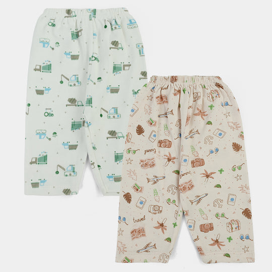 Cotton Trouser 2Pcs 3-6M
