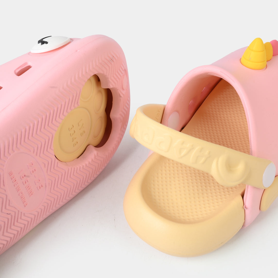 Girls Clogs 3348-1-Pink