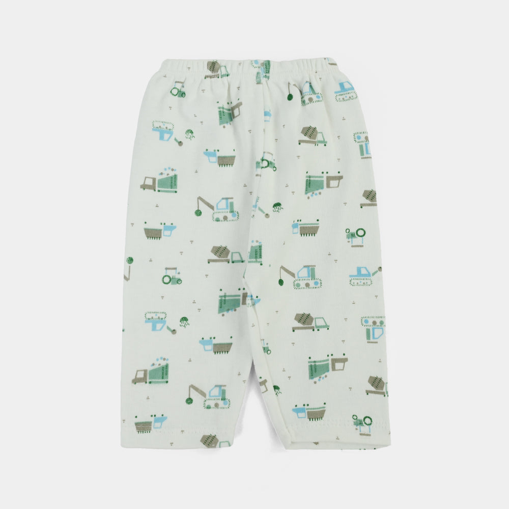 Cotton Trouser 2Pcs 3-6M