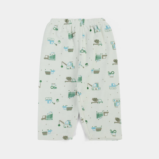 Cotton Trouser 2Pcs 3-6M