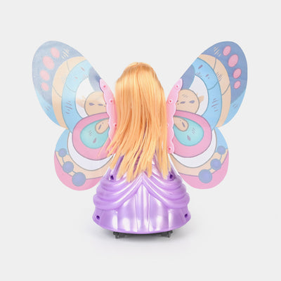 Rotating Doll Universal With Light & Music, Flapping Wings