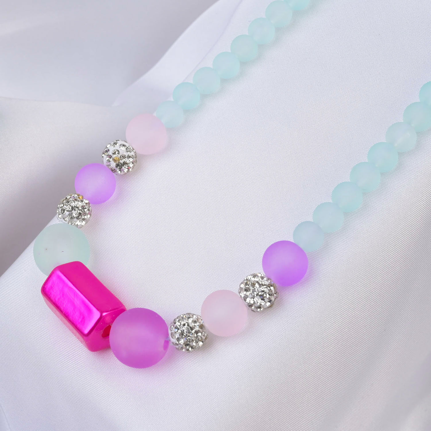 ELEGANT BEADED NECKLACE & BRACELET FOR GIRLS