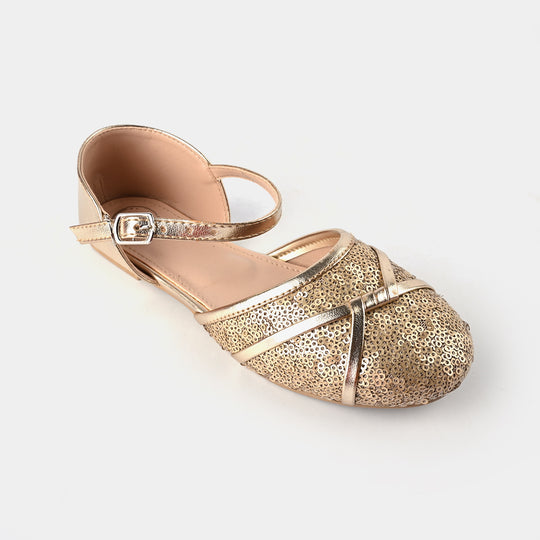 Girls Pumps 456-81-Golden