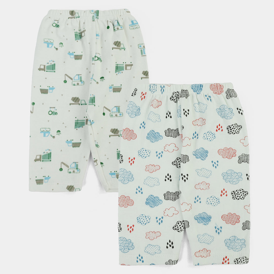 Cotton Trouser 2Pcs 3-6M