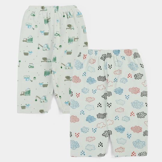 Cotton Trouser 2Pcs 3-6M