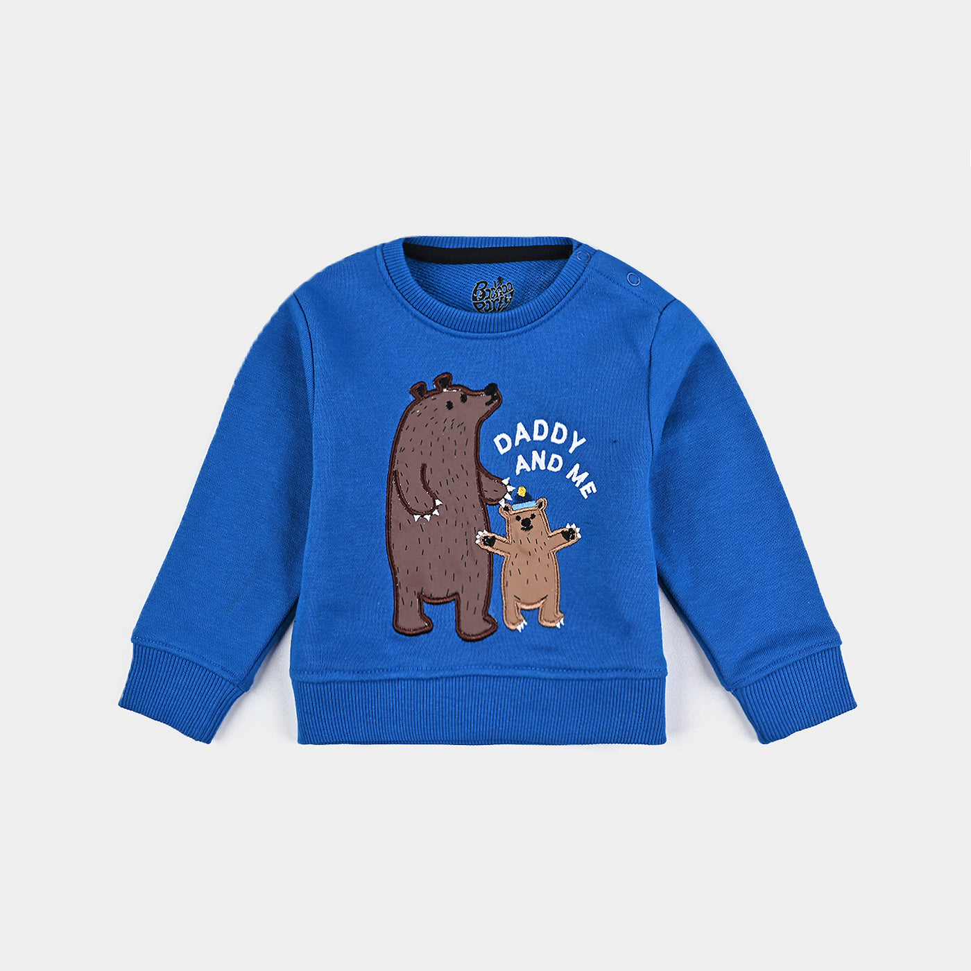 Infant Boys Cotton Terry Sweatshirt Daddy & Me-Blue