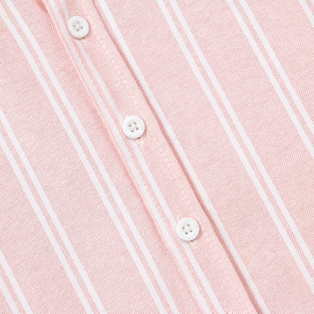 Boys Oxford Casual Shirt F/S Brid Insignia-Pink