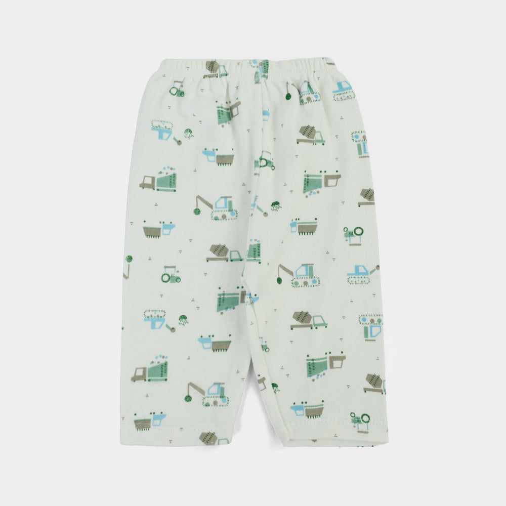 Cotton Trouser 2Pcs 3-6M