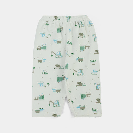 Cotton Trouser 2Pcs 3-6M