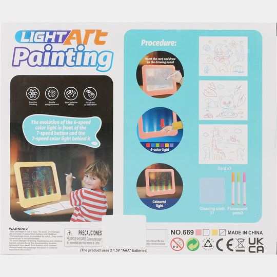 Light Art Painting Set For Kids