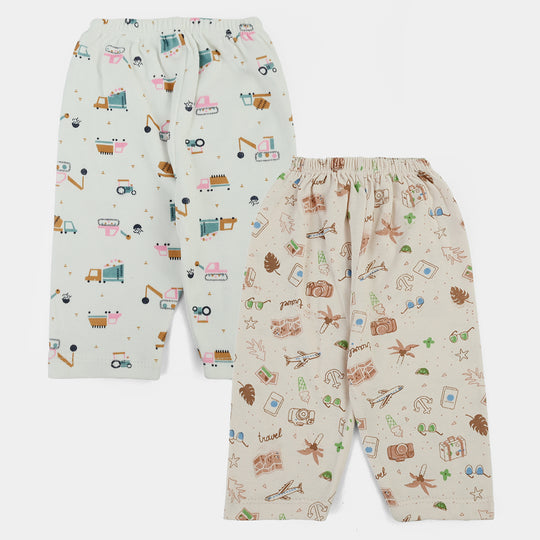 Cotton Trouser 2Pcs 3-6M
