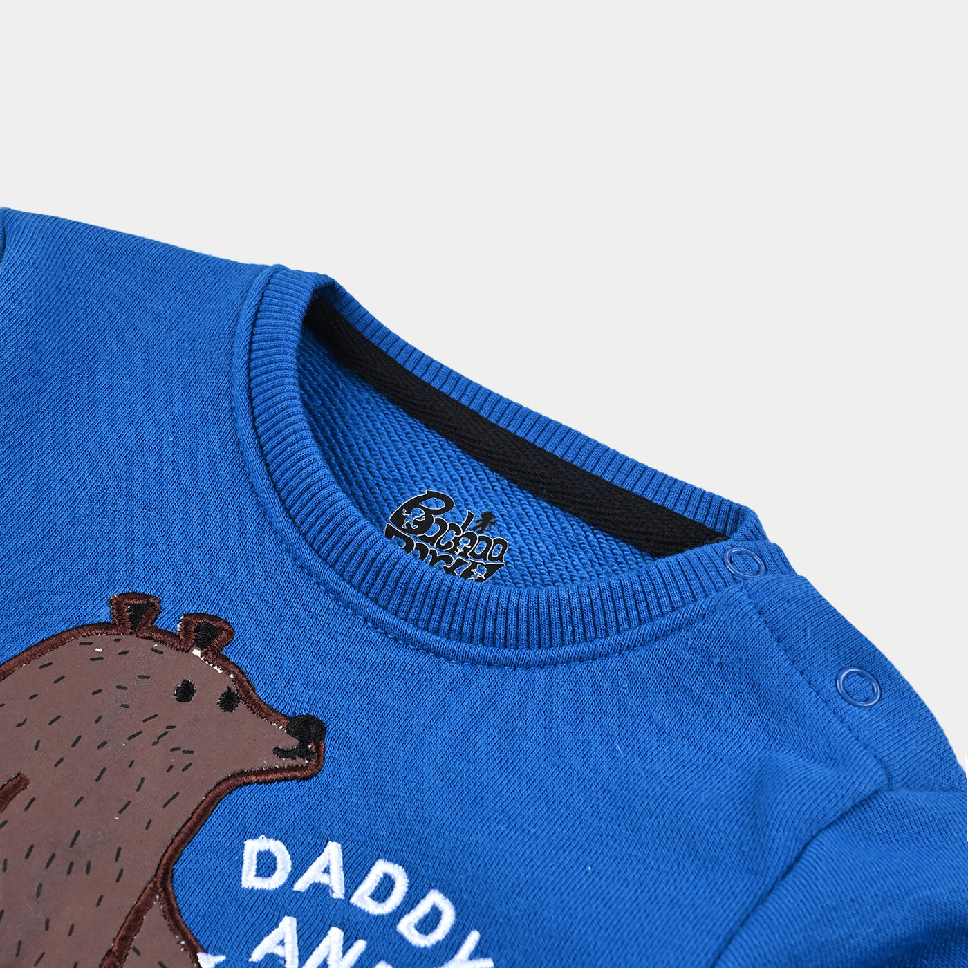 Infant Boys Cotton Terry Sweatshirt Daddy & Me-Blue