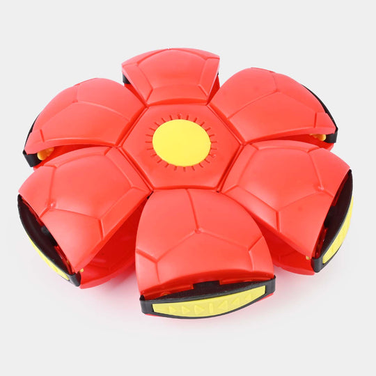 Flying UFO Saucer Light Magic Ball | Red