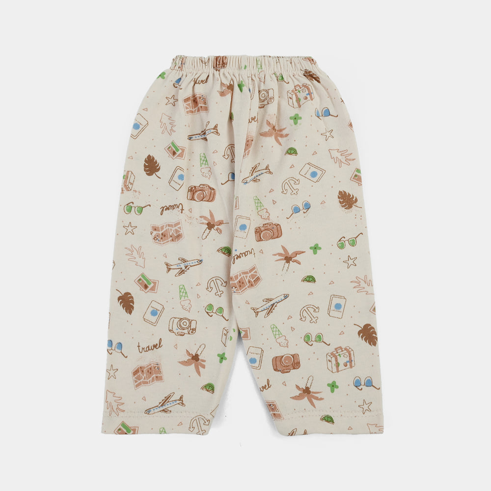 Cotton Trouser 2Pcs 3-6M
