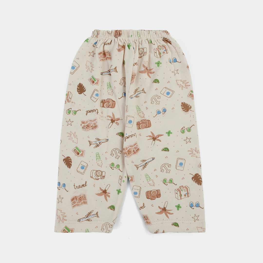 Cotton Trouser 2Pcs 3-6M