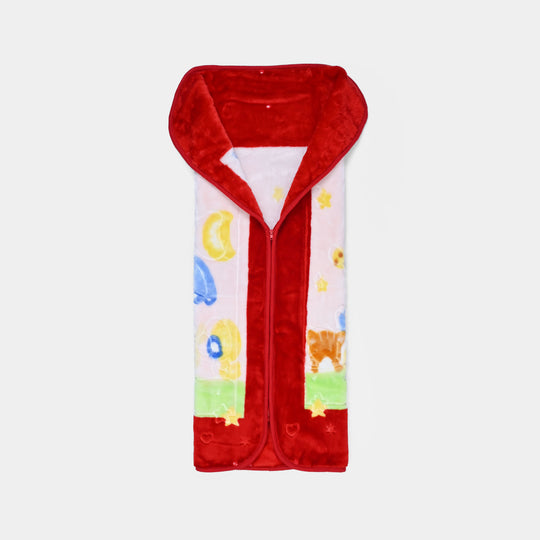 Baby Mora Mink Zipper Plush Blanket