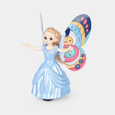 Rotating Doll Universal With Light & Music, Flapping Wings