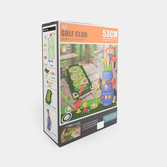 Kids Golf Club Set with Wheeled Caddy