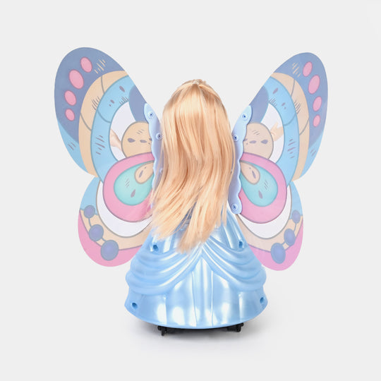 Rotating Doll Universal With Light & Music, Flapping Wings