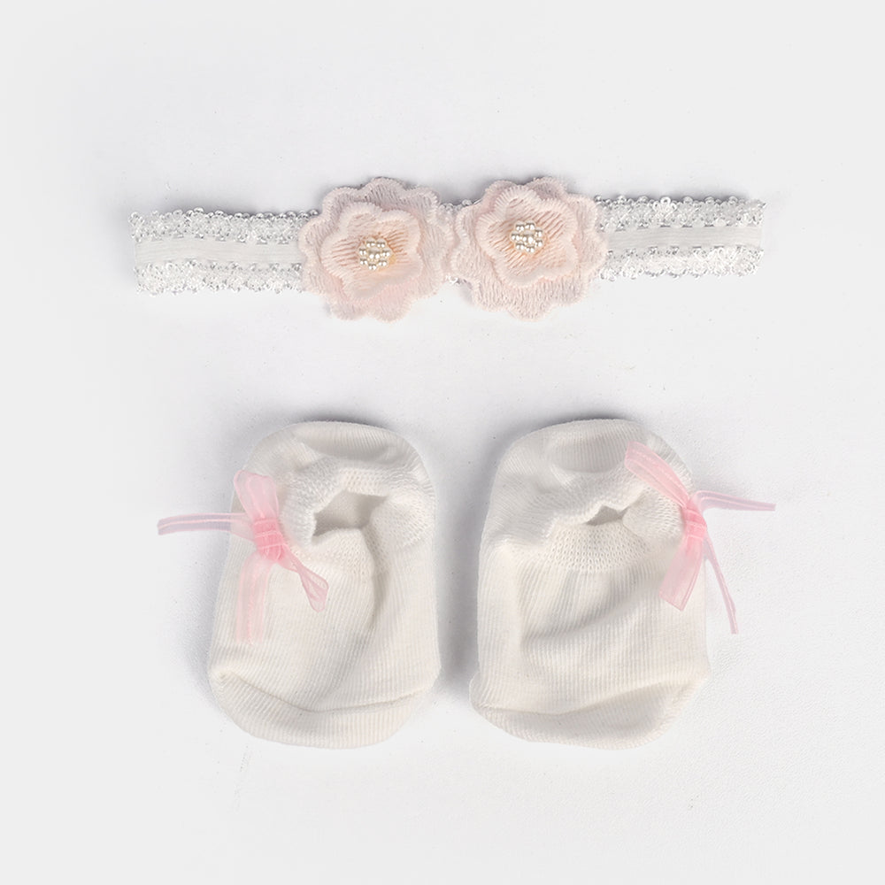 Baby Headband With Socks