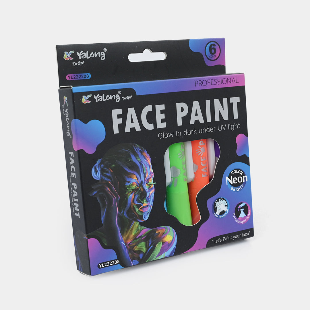 Professional UV Glow Face Paint