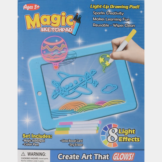 Magic Sketchpad – Light-Up Drawing Pad for Kids